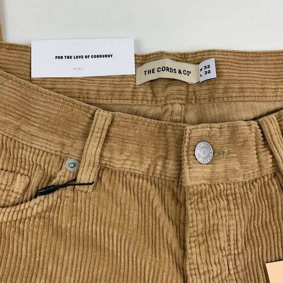 THE CORDS & CO.  OCHRE TAN CORDUROY PANTS NWT - Picture 6 of 8